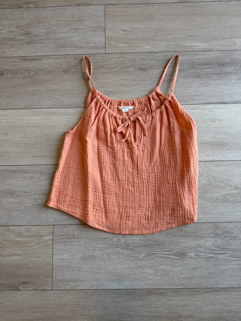 O’Neill Anya Crinkle Double Gauze Tank Top women’s size medium